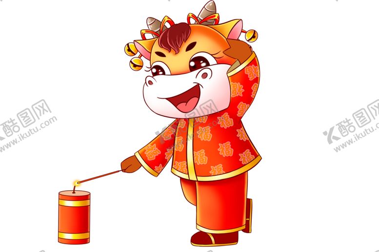 编号：50711505110229091063【酷图网】源文件下载-牛年形象