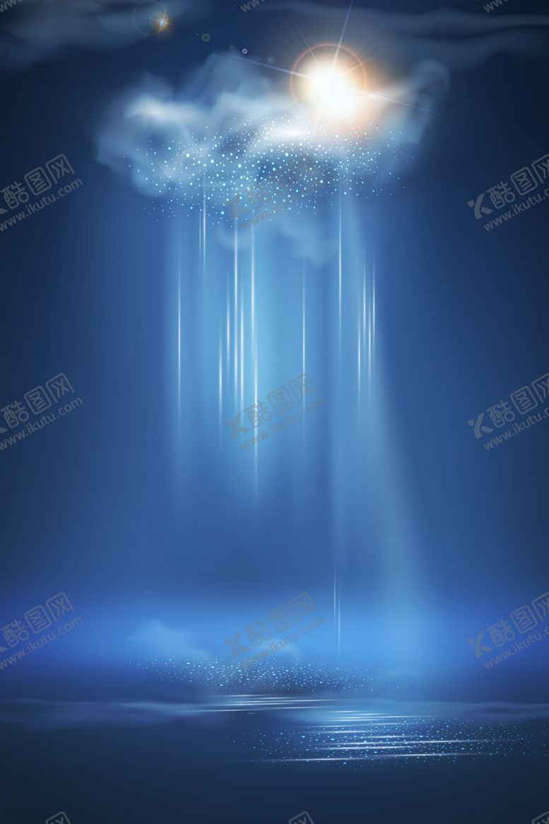 编号：25480112090018444407【酷图网】源文件下载-雨后天气蓝天背景AI