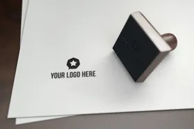 logo样机素材PSD分烫印PSD分层