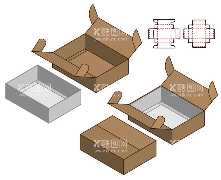 编号：07941609211858089023【酷图网】源文件下载-包装盒刀模