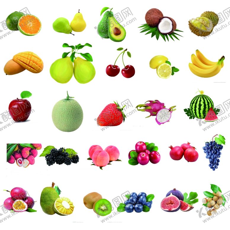 编号：75103609111457341166【酷图网】源文件下载-各种水果图片