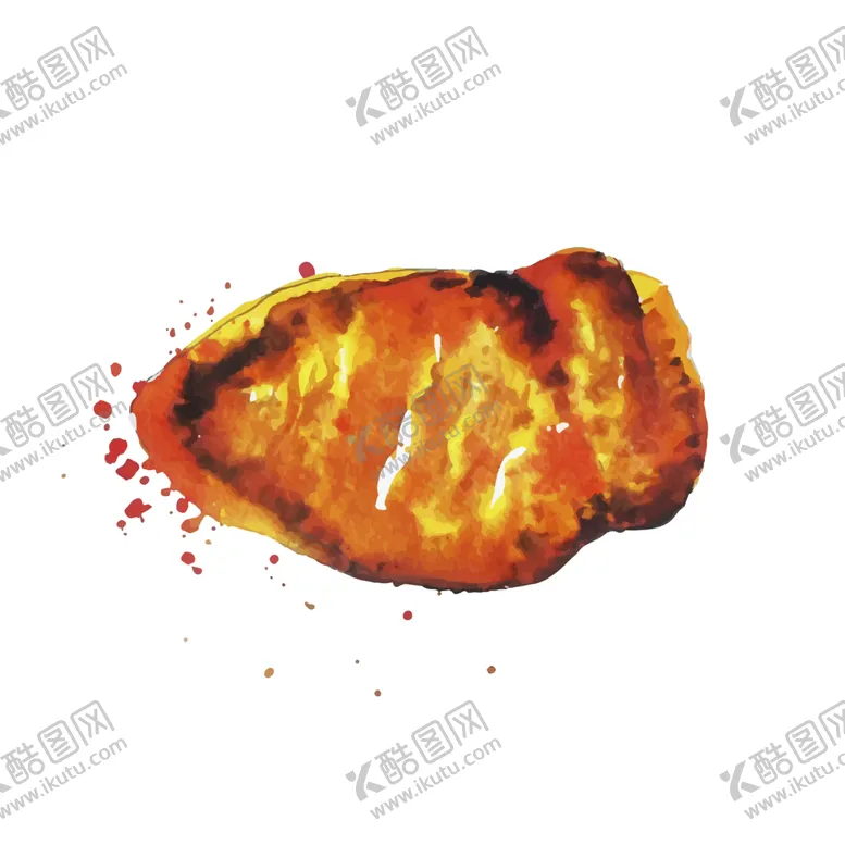 编号：36838704180630498131【酷图网】源文件下载-手绘鸡排