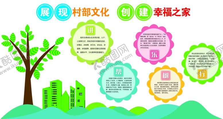 编号：72894810031101173516【酷图网】源文件下载-社区文化墙