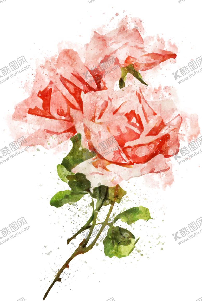 编号：64490109270707397943【酷图网】源文件下载-手绘花卉