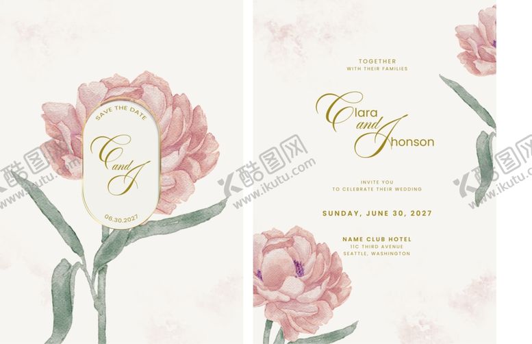 编号：51836110051916433592【酷图网】源文件下载-清新花卉贺卡