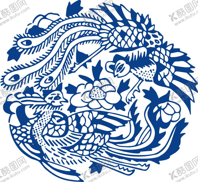 编号：49572709271120213389【酷图网】源文件下载-青花瓷图案