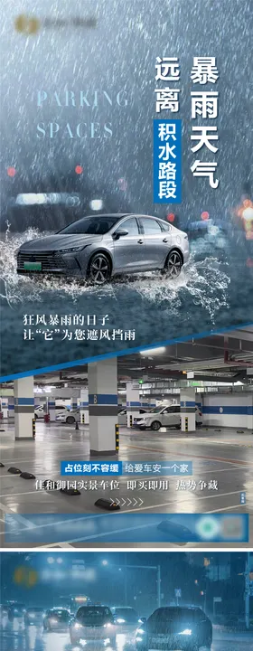 暴雨车位