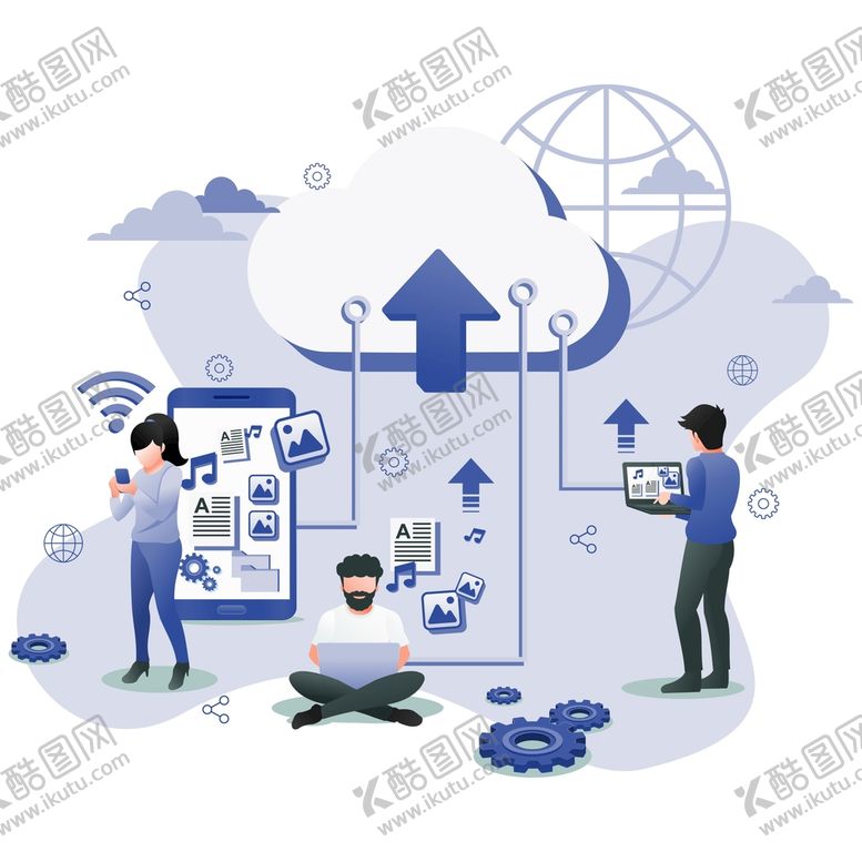 编号：91740509280254323789【酷图网】源文件下载-互联网插画
