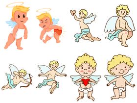 天使插图插画纯洁