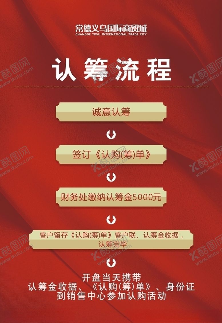 编号：70266110231754084860【酷图网】源文件下载-认筹流程