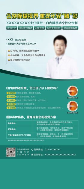 眼科白内障展板