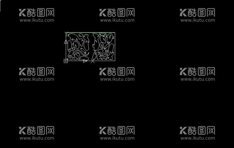 编号：48794412230012054357【酷图网】源文件下载-CAD 图纸  雕刻  花纹 