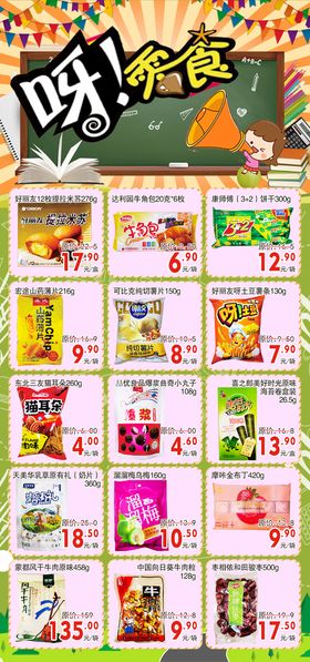 休闲食品超市图标