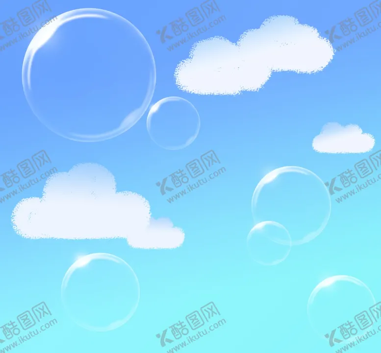 编号：84212812080941399002【酷图网】源文件下载-气泡云彩可编辑