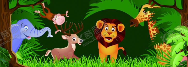 编号：85693709260454092297【酷图网】源文件下载-森林动物