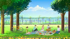 小清新简约创意海报图片手绘风温馨文艺风夏天