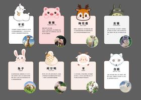 动物介绍系列海报