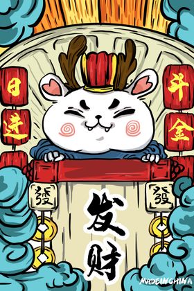 国潮中风背景时尚中创意中风