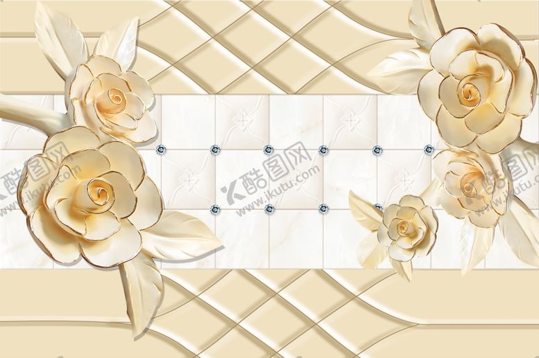 编号：51305110311047098254【酷图网】源文件下载-花卉背景墙