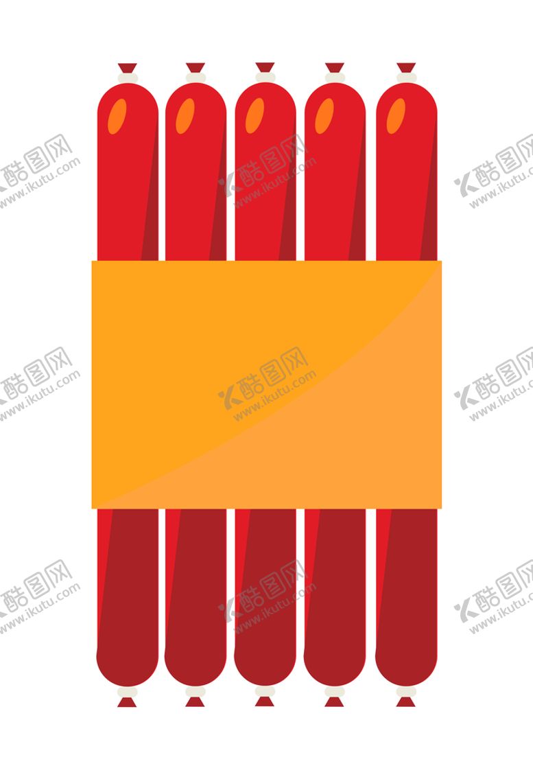 编号：89886510282052564471【酷图网】源文件下载-火腿肠插画