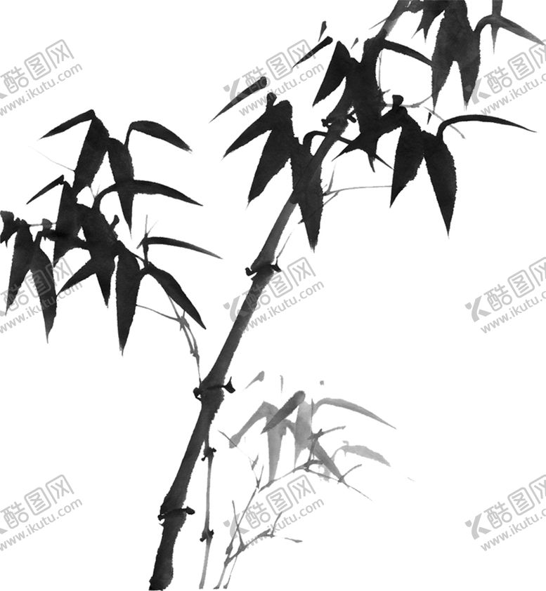编号：87846604200630137444【酷图网】源文件下载-水墨竹子