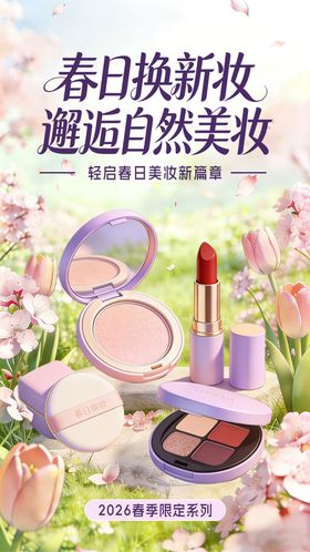 轻启春日美妆新篇章海报