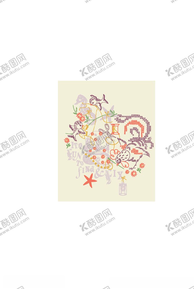 编号：60999907022340313930【酷图网】源文件下载-服装印花