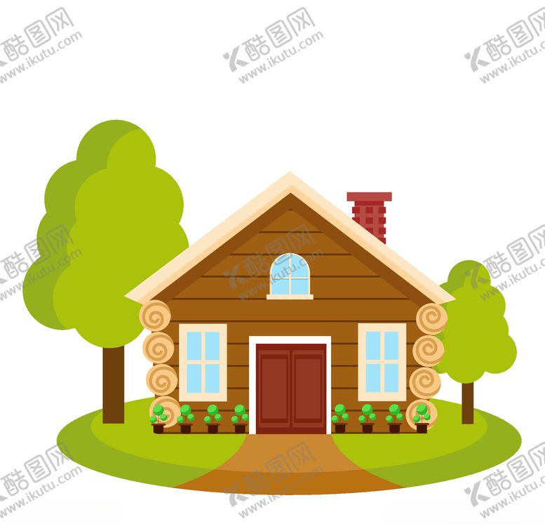 编号：88290209242109539138【酷图网】源文件下载-卡通房子