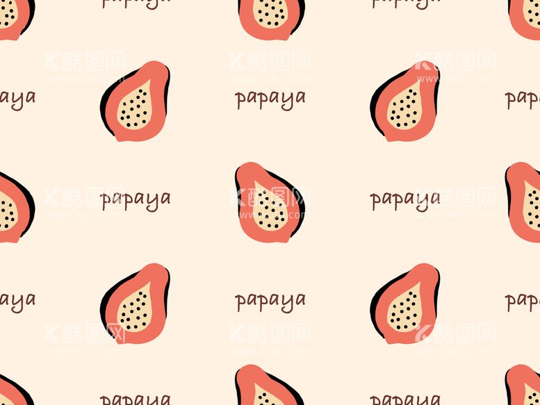 编号：45769110061608079758【酷图网】源文件下载-木瓜图案