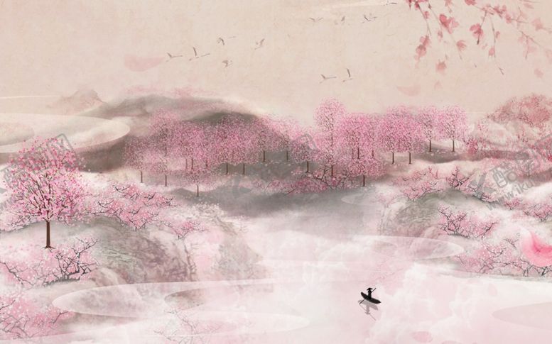 编号：82286310261942046504【酷图网】源文件下载-中式山水