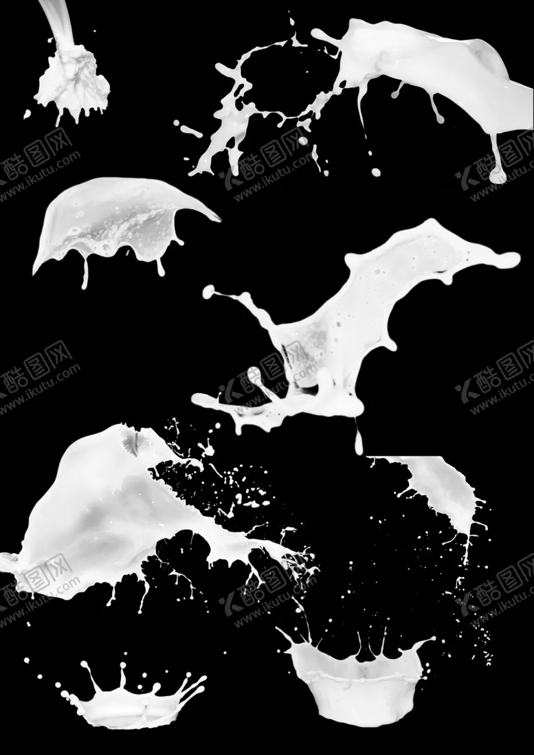 编号：91696103272332294742【酷图网】源文件下载-牛奶喷溅
