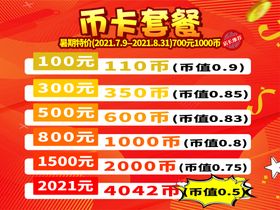 编号：23178909280400406049【酷图网】源文件下载-币卡套餐