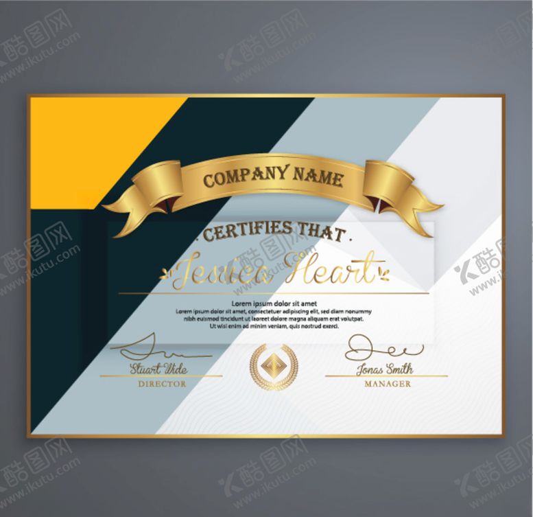 编号：27282710260410202910【酷图网】源文件下载-证书