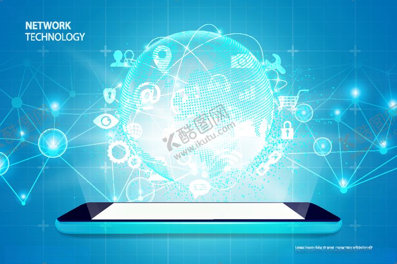 编号：44100909202326392035【酷图网】源文件下载-5G科技背景