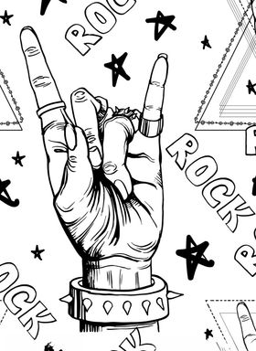 ROCK手指手势摇滚