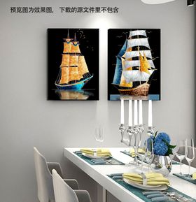 编号：06358409232342276713【酷图网】源文件下载-甜品水彩两联挂画装饰画