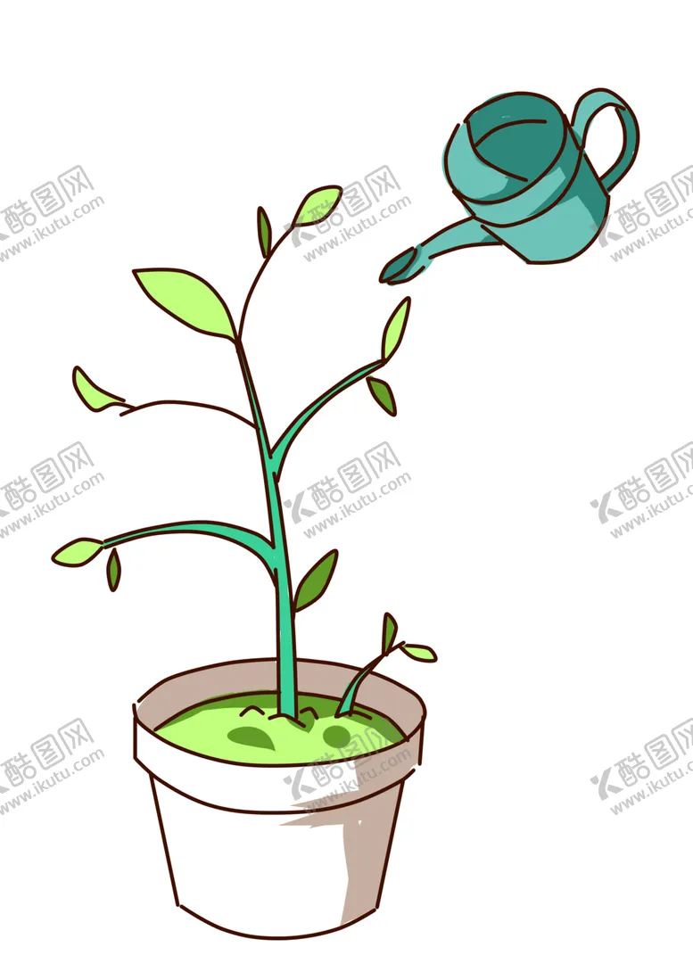 编号：76959702090623299743【酷图网】源文件下载-植树节植物浇水