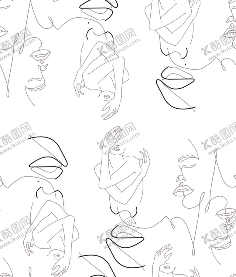 编号：89779904261345564740【酷图网】源文件下载-大牌手绘人头手绘人数码