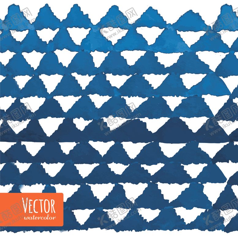 编号：47294109291146093109【酷图网】源文件下载-小清新蓝色水彩波纹图案