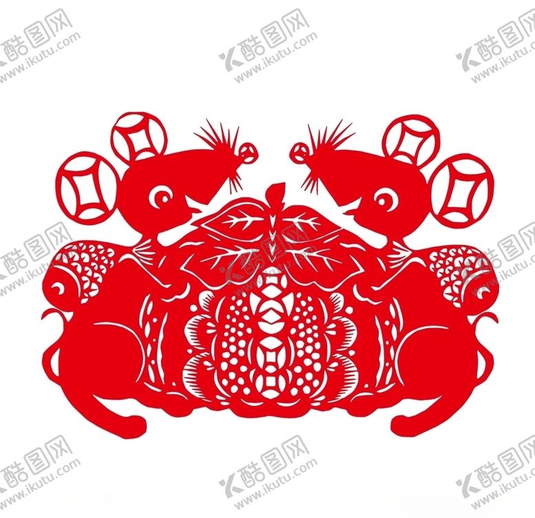 编号：73304809241855388574【酷图网】源文件下载-双鼠抱金瓜