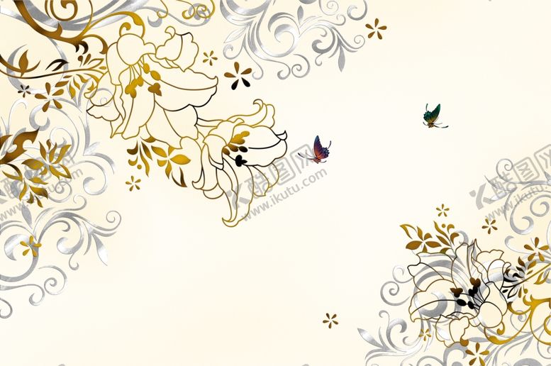 编号：90732805151147237440【酷图网】源文件下载-花鸟背景墙