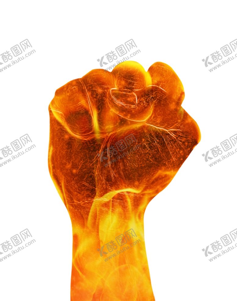 编号：98356405190130345046【酷图网】源文件下载-火焰拳头