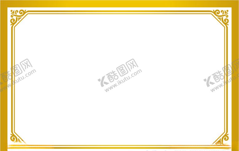 编号：90127605190217594754【酷图网】源文件下载-金色边框边框矢量边框欧
