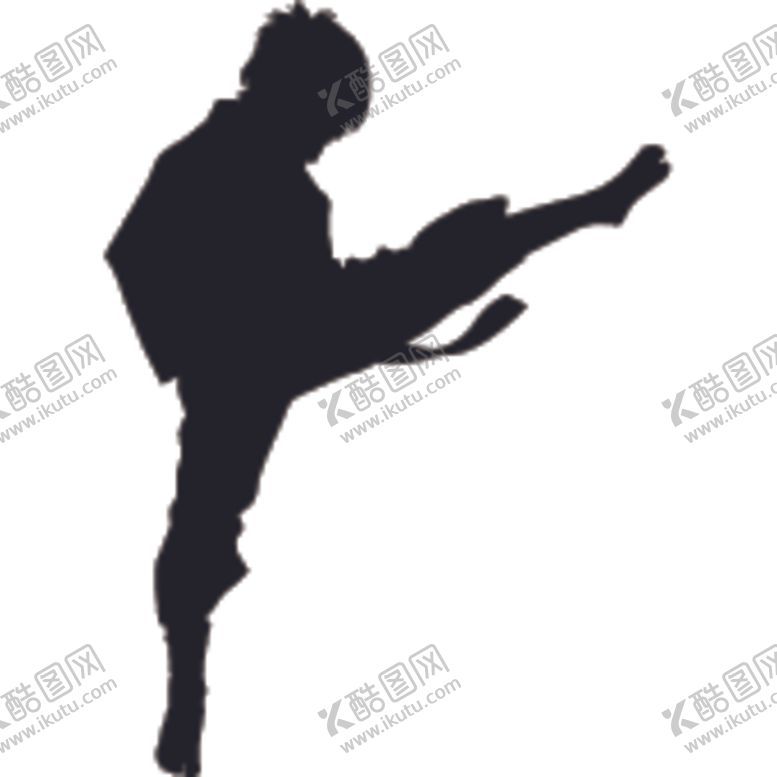 编号：75528603310637193774【酷图网】源文件下载-武术格斗剪影