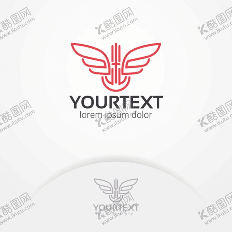 编号：27891407122349357730【酷图网】源文件下载-翅膀logo
