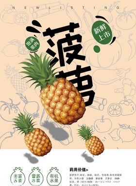 菠萝海报