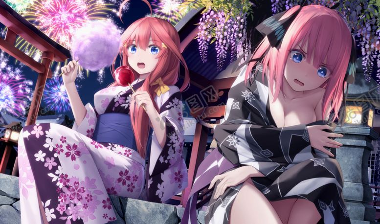 编号：44618510221130364427【酷图网】源文件下载-彩色人物插画动漫背景