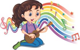 卡通儿童可爱素材小学生人物