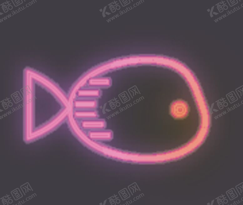编号：79077105120910192929【酷图网】源文件下载-霓虹灯海鱼