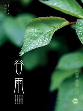 谷雨田间劳作装饰画种瓜种豆诗会